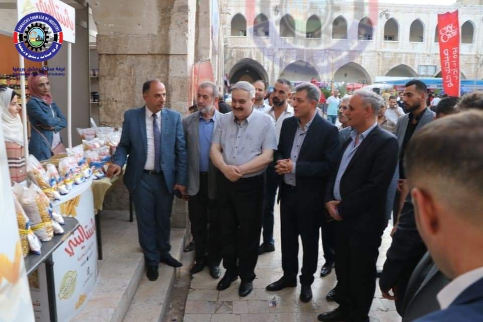 مهرجان صنع في سورية بمشاركة أكثر من 100 فعالية اقتصادية بخان رستم باشا في حماة