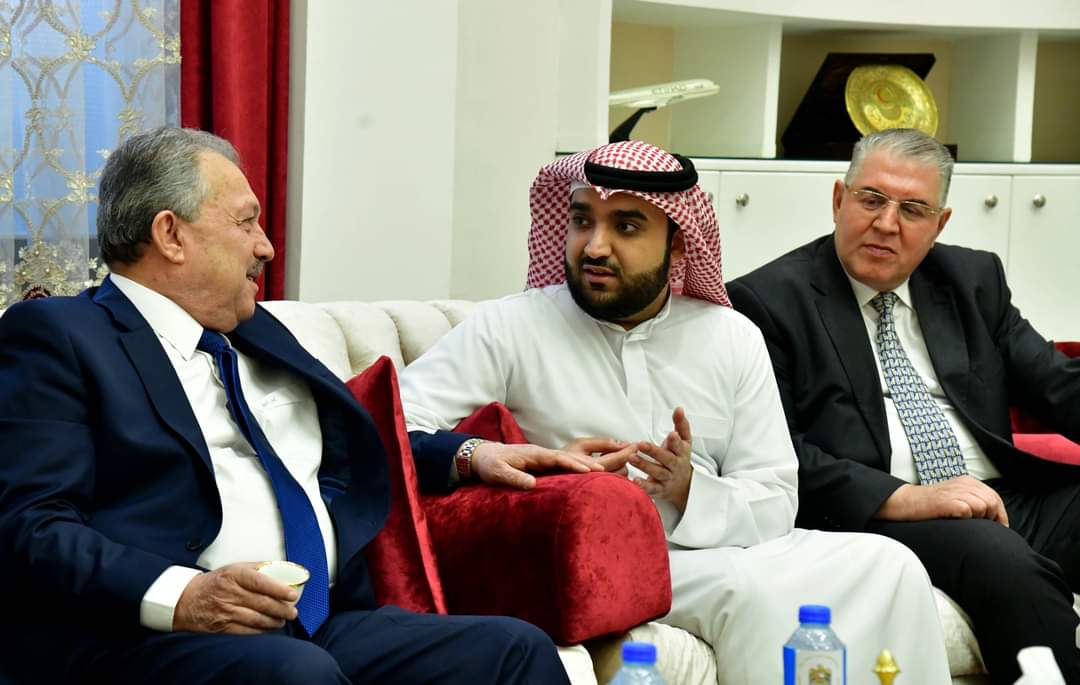 المهندس عرنوس يقدم واجب العزاء في سفارة الامارات بوفاة الشيخ خليفة بن زايد