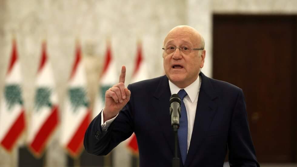 لبنان: ميقاتي رئيساً للحكومة بـ 54 صوتاً مقابل 25 لنواف سلام وامتناع 46 نائباً عن التسمية