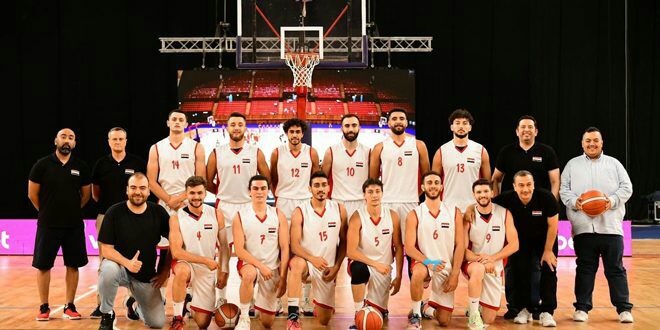 منتخب سورية الأولمبي بكرة السلة يفوز على المنتخب الأمريكي