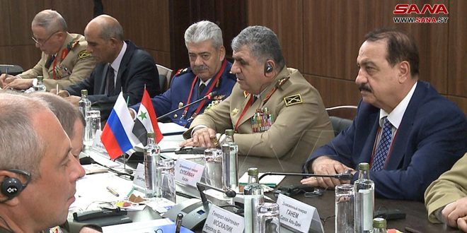 وزير الدفاع الروسي يلتقي نظيره السوري ويؤكد أن العلاقات بين البلدين لا تقتصر على محاربة الإرهاب