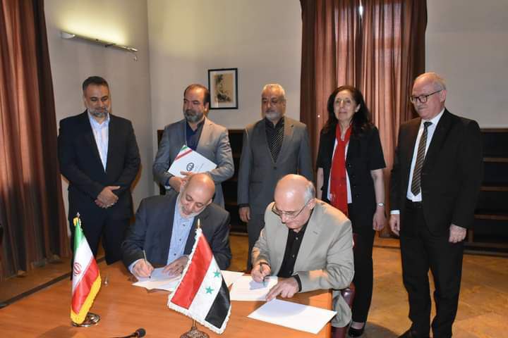 جامعات سورية توقع مذكرات تفاهم للتعاون العلمي مع جامعة الأشتر التقنية الإيرانية