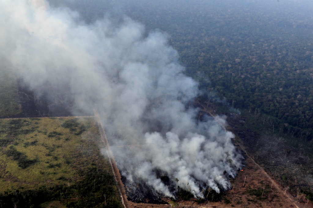 حرائق في الغابات المطرية في الأمازون