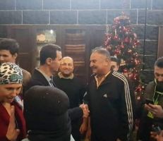 الرئيس الأسد وعائلته في قرية وكنيسة السودا بريف طرطوس (فيديو)