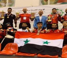 ثلاث عشرة ميدالية لسورية في بطولة العرب للكيك بوكسينغ