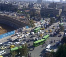 "محافظة دمشق" تنفيذ حل مروري في منطقة البرامكة