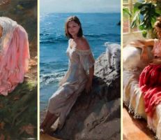 فنان إسباني يحول اللحظات الحميمية لنساء جميلات إلى لوحات الباستيل (صور)