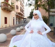 عروس بيروت تكشف ما حدث بعد الانفجار