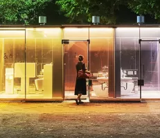 بناء مراحيض شفافة لرواد منتزهات بطوكيو