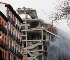 انفجار بالعاصمة الإسبانية مدريد (صور)