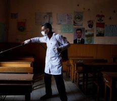 إغلاق شعبة صفية في إحدى مدارس طرطوس بعد إصابة المعلمة بفيروس كورونا .