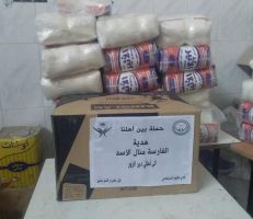 نادي الفتوة الاجتماعي يوزع ألف سلة غذائية في دير الزور