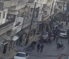 إصابات بتفجير قنبلة في محل ألبسة بمدينة مصياف