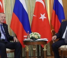 بوتين و أردوغان : ضرورة دفع العملية السياسية من أجل حل دائم في سورية  وتضامن ضد الإرهاب