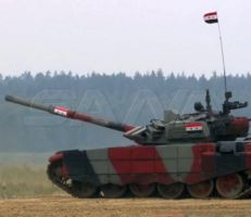 فريق الجيش السوري يحرز المرتبة الأولى بسباق بياتلون الدبابات ضمن (Army-2022) في روسيا