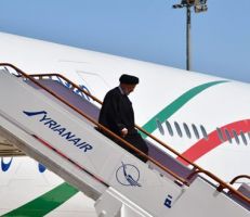 الرئيس الإيراني يصل مطار دمشق الدولي في زيارة رسمية تستغرق يومين
