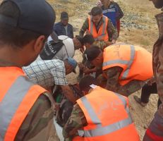 وفيتان و تسع إصابات في حادثين مروريين منفصلين بدير الزور