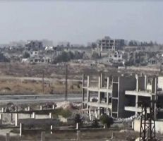 مصرع أب وطفليه بانهيار معمل في حلب