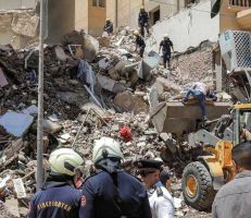 مصر: انهيار عقار مكون من 13 طابقا في الإسكندرية (صور)