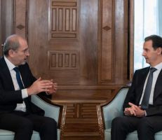 الرئيس الأسد يستقبل وزير الخارجية الاردني بدمشق
