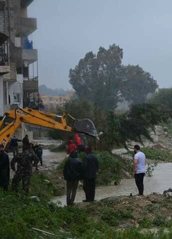 انهيارات جبلية في عدد من قرى اللاذقية نتيجة الأمطار الغزيرة