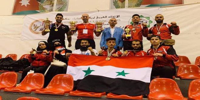 ثلاث عشرة ميدالية لسورية في بطولة العرب للكيك بوكسينغ