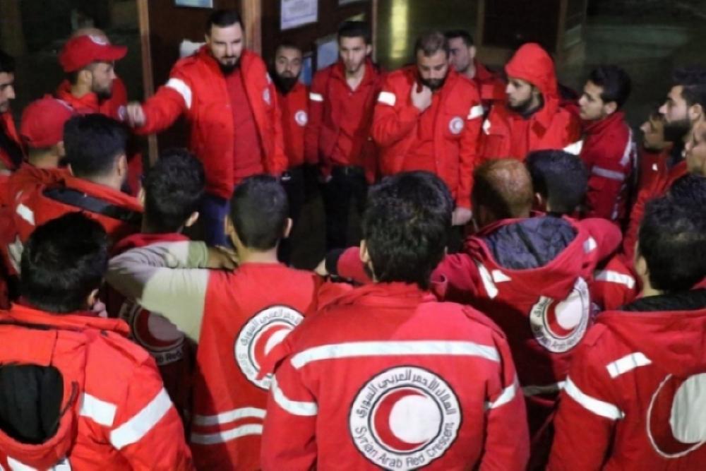 إصابة أحد كوادر الهلال الأحمر بفيروس كورونا في درعا
