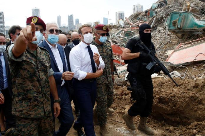 الرئيس الفرنسي ماكرون يدعو لتشكيل حكومة تكنوقراط لإنقاذ لبنان