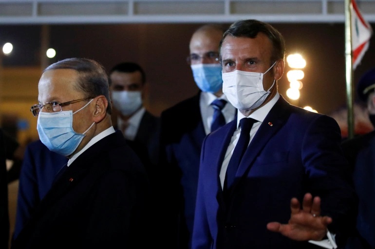 ماكرون يصل إلى لبنان بعد اختيار رئيس وزراء جديد تحت ضغط فرنسي