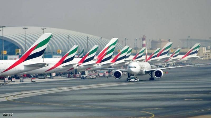 انخفاض المسافرين عبر مطار دبي 75% خلال أول شهرين من العام الحالي