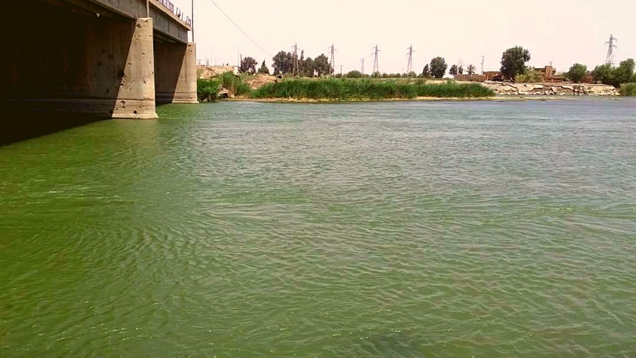 انخفاض منسوب نهر الفرات ومخاوف من تأثر المحاصيل الزراعية