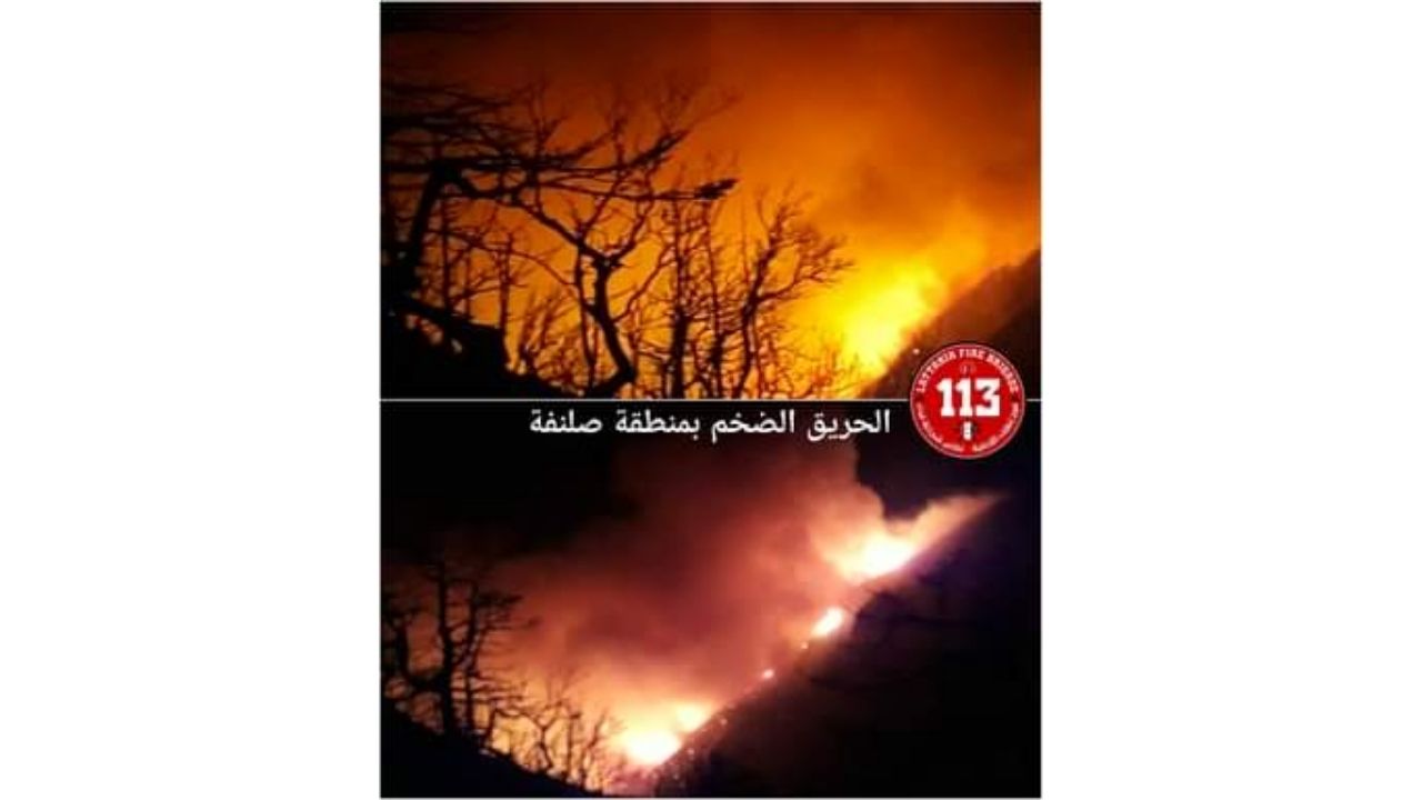 الدفاع المدني في اللاذقية يعلن إخماد حريق كبير أتى على عشرات الدونمات بصلنفة