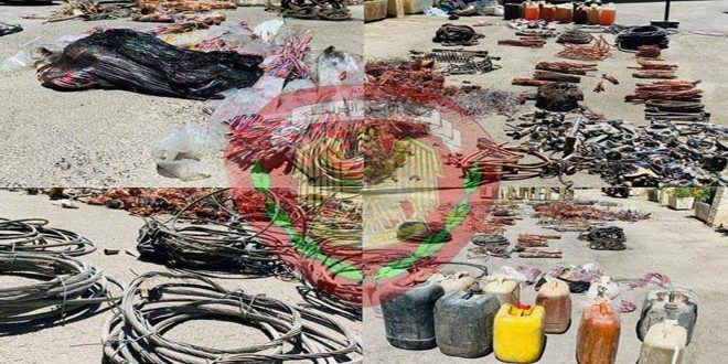 دمشق: الأمن الجنائي يلقي القبض على عصابة تمتهن سرقة الكابلات الكهربائية في دمر