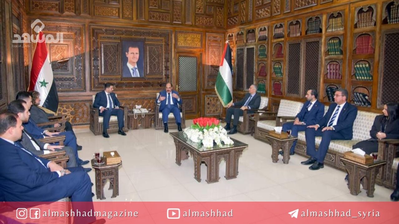 هلال الهلال يجتمع مع رئيس وأعضاء قيادة اتحاد شبيبة الثورة