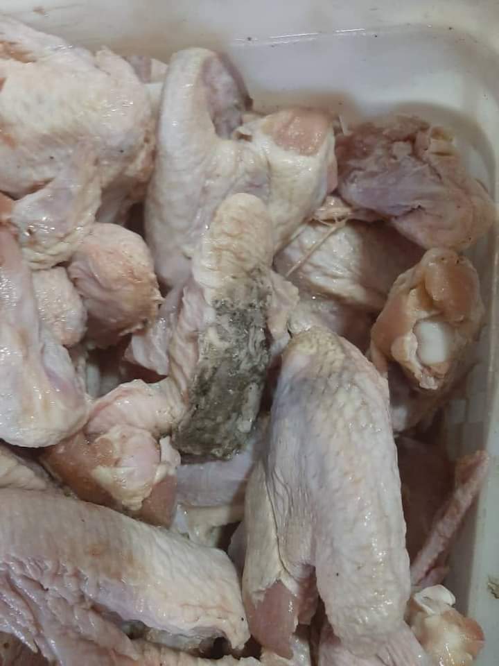 ضبط لحم دجاج فاسد غير صالح للاستهلاك البشري في  دمشق