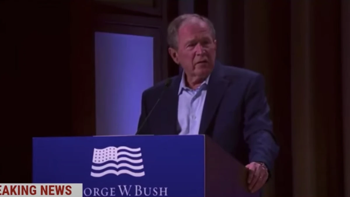“أقصد أوكرانيا”.. جورج بوش يصف غزو العراق بأنه “وحشي وغير مبرر” (فيديو)