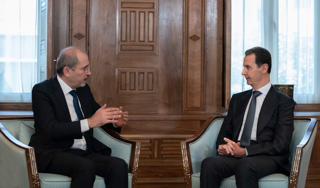 الرئيس الأسد يستقبل وزير الخارجية الاردني بدمشق