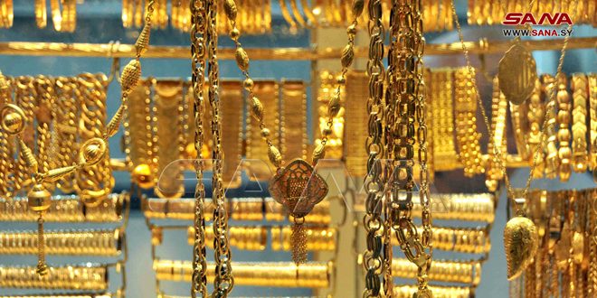 أسعار الذهب تواصل الارتفاع.. الغرام الواحد ب 820 ألف ليرة سورية
